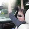 Cindy - enjoying a sunny day in Seattle in her friend's convertible!